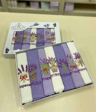 Салфетки вафельные 40х60 (7 шт.) Ambiella