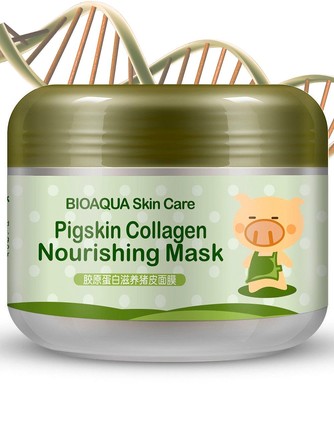 Питательная коллагеновая маска Pigskin Collagen BioAqua