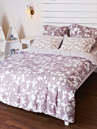 Комплект постельного белья из сатина Лилия TM Textile