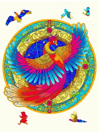 Пазл из ХДФ. Птица счастья, 245 дет., 12+ Melograno