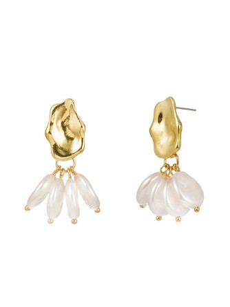 Серьги-гвоздики с барочным жемчугом Iris Premium Jewelry
