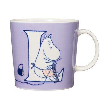 Кружка Moomin Алфавит, буква L, 400 мл Arabia Finland