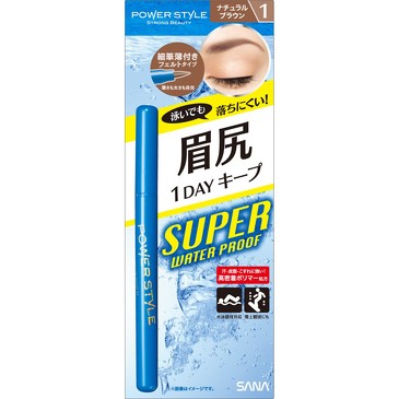 Жидкая подводка для бровей, водостойкая Power Style Super Water Proof Liquid Eyebrow 1 3,5 мл Sana