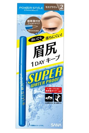 Жидкая подводка для бровей, водостойкая Power Style Super Water Proof Liquid Eyebrow 2 3,5 мл Sana