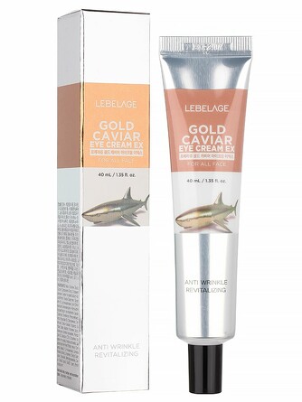 Крем для кожи вокруг глаз с золотом и икрой gold caviar eye cream ex 40 мл Lebelage