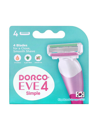 Кассеты для бритья Shai 4, 4 шт. Dorco