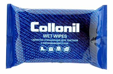 Салфетки влажные № 15 для текстиля очищающие с пятновыводителем Collonil