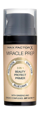 Основа под макияж Miracle Prep 3IN1 Beauty Protect Primer Max Factor