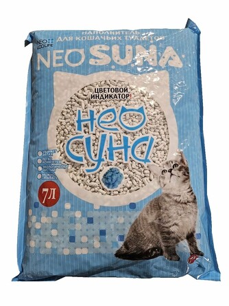 Наполнитель туалетный комкующийся с цветовым индикатором, 7 л Neo Loo Life