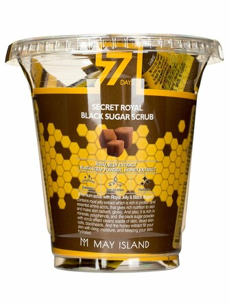 Роскошный скраб с черным сахаром в пирамидках, 12х5 г May Island