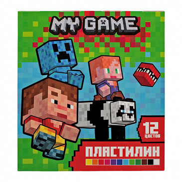 Пластилин My Game, 12 цв. Centrum
