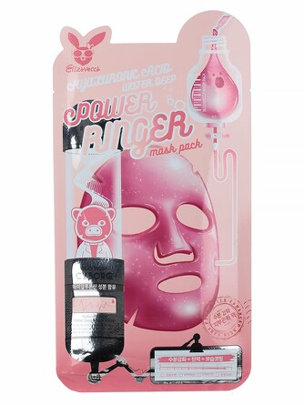 Маска на тканевой основе hyaluronic acid water deep power ringer 23 мл Elizavecca