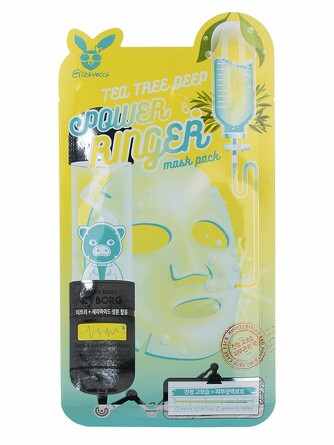 Маска на тканевой основе tea tree deep power ringer 23 мл Elizavecca