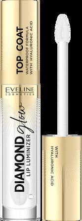 Блеск для губ водостойкий с гиалуроновой кислотой, 4,5 мл, Eveline Cosmetics