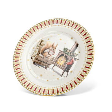 Тарелка Miracle 19,5 см (фарфор) Fissman