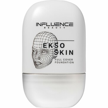 Основа тональная с высокой степенью покрытия ekso skin, тон 02, 25 мл Influence Beauty