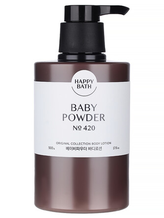 Лосьон для тела с пудровым ароматом happybath original collection body lotion baby powder 500 г HappyBath