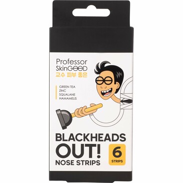 Полоски для носа очищающие Blackheads Out (6 шт.) Professor SkinGOOD