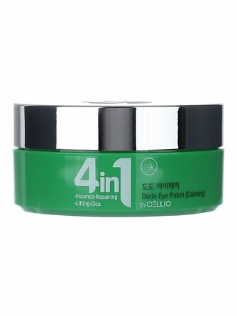 Патчи для кожи вокруг глаз с центеллой азиатской 4 in 1 dodo eye patch (cica) 90 г Dr.Cellio