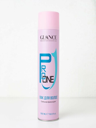 Лак для волос сильная фиксация Pro one hair (500 мл) Glance