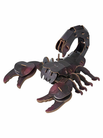 Пазл-3D Скорпион (98 деталей, 7+) 16,5x2,8x9,5 см Makebug