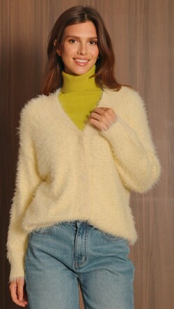 Кардиган из пушистого мохера Nastya Sergeeva by May Be
