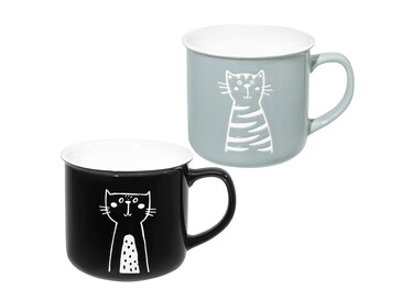 Набор кружек Два кота (2 шт.), 400 мл Elan Gallery
