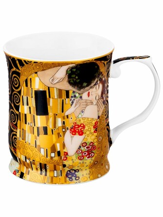 Кружка Поцелуй на черном, 400 мл Elan Gallery