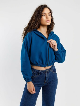 Бомбер женский укороченный Sara Gok