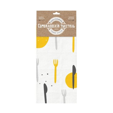 Набор полотенец Посуда (2 шт. 45х60) (170 г/м²) Самойловский Текстиль