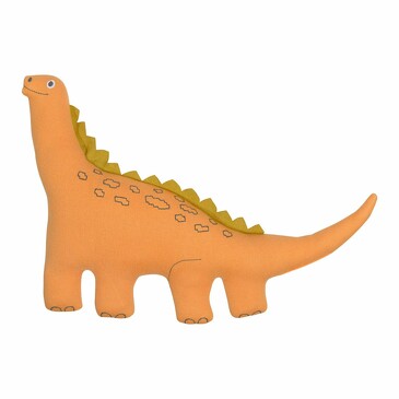 Игрушка мягкая вязаная Динозавр Toto Tiny world 42х25 см Tkano