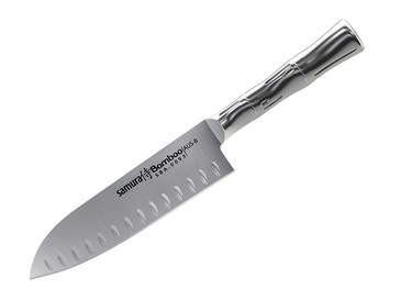 Нож кухонный Samura Bamboo Сантоку 137мм