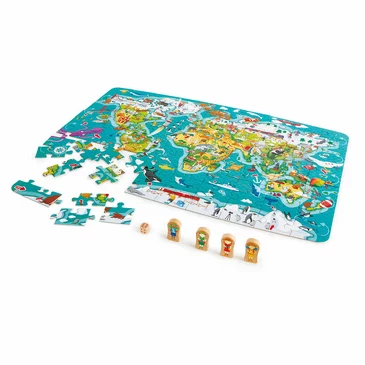 Головоломка Карта мира, Hape