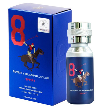 Туалетная вода мужская Sports Men 8, 50 мл Beverly Hills Polo Club