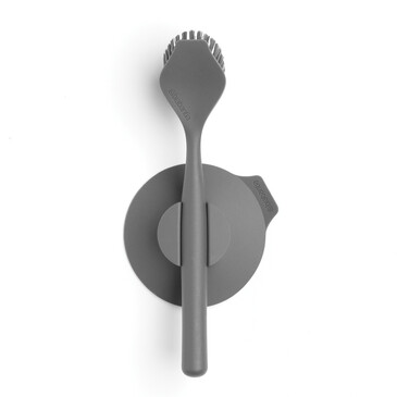 Щетка для мытья посуды с держателем на присоске 6,0х23,5х11,0 см Brabantia