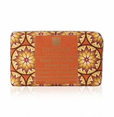 Мыло натуральное антибактериальное Куркума и чайное дерево Spa Ceylon, 100 g