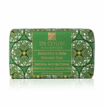Мыло натуральное антибактериальное Эвкалипт и ним Spa Ceylon, 100 g
