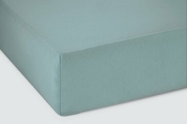 Простыня на резинке трикотажная Голубая ель Ecotex