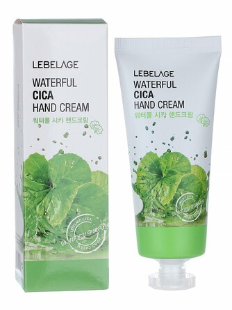 Крем для рук с экстрактом центеллы азиатской waterful cica hand cream 100 мл Lebelage