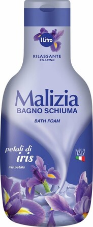 Пена для ванны с ирисом, 1000 мл Malizia