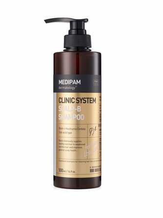 Укрепляющий шампунь от выпадения волос Clinic System Scalp-B Shampoo 500 мл Medipam