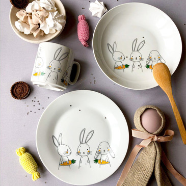 Набор посуды Bunny (3 предмета) Сотвори Чудо