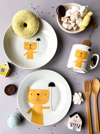 Набор посуды Rainy Cat (3 предмета) Сотвори Чудо