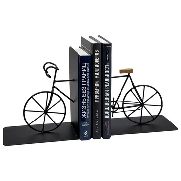Подставка под книги Велосипед, 37х12х20 см Вещицы