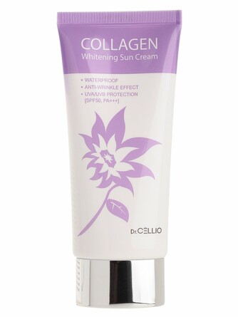 Крем для лица солнцезащитный collagen whitening suncream 70 мл Dr.Cellio