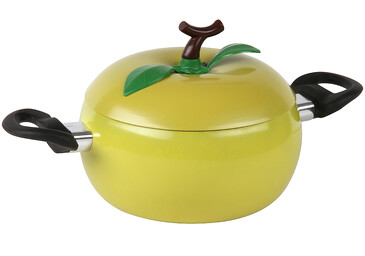 Кастрюля Лимон с крышкой 18 см Vegetto Pomi d'Oro