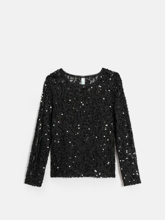 Лонгслив с пайетками Hasharon Acoola