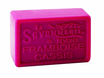 Мыло с малиной и смородиной прямоугольное , 100 гр. La Savonnerie de Nyons