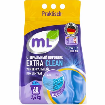 Порошок стиральный-концентрат extra clean универсальный, 2,40 кг Meine Liebe