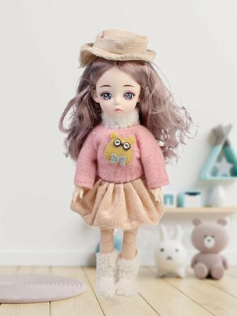 Кукла шарнирная Варвара, 30 см Little Mania